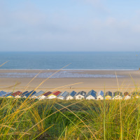 Playa y dunas Vlissingen, Zelanda, Países Bajos