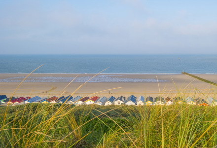 Playa y dunas Vlissingen, Zelanda, Países Bajos