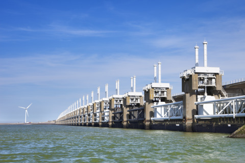 Delta Works Oosterscheldekering en Zelanda, Países Bajos