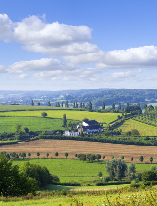 Rollende heuvels, Limburg, Nederland