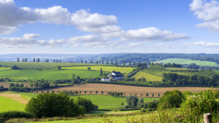 Rollende heuvels, Limburg, Nederland
