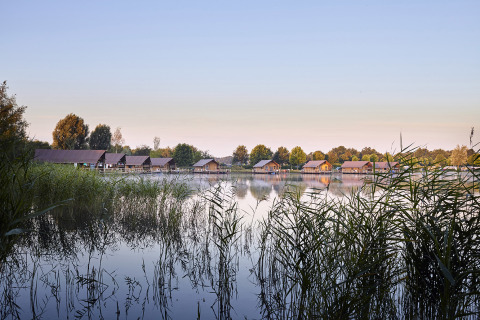 WaterLodges in Recreatiepark TerSpegelt, Brabant, direct aan het meer en omgeven door rustgevende natuur.