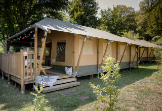 Alojamiento glamping en Les Truffières de Dordogne – La Bouquerie – tiendas safari en Nouvelle-Aquitaine.