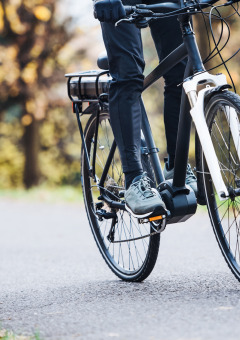 Bicicleta eléctrica.
