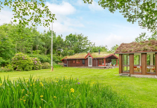 Casa vacanze per 6 persone a Roslev, Danimarca, con tetto erboso, ampio giardino e natura rigogliosa