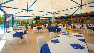 Horeca - Camping Laguna Blu - Villatent - Alghero, Sardinië, Italië