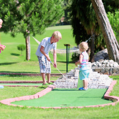 Mini golf - Camping Borken am See - Villatent - Rijssen-Holten, Overijssel, Netherlands