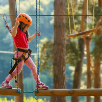 Climbing forest - child