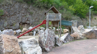 Spielplatz - Camping Bockenauer Schweiz - Vodatent - Bockenau, Rheinland Pfalz, Deutschland