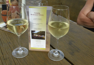 Glass of wine - Camping Bockenauer Schweiz - Vodatent - Bockenau, Rhineland-Palatinate, Germany