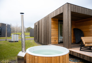 Accommodation with hot tub