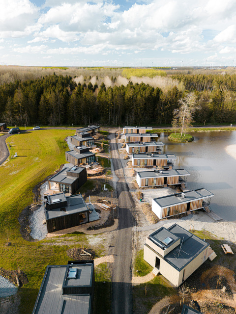 Liste der Unterkünfte von oben - De Parel - Zeewolde, Flevoland, Niederlande