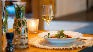 Essen im Restaurant - De Parel - Zeewolde, Flevoland, Niederlande