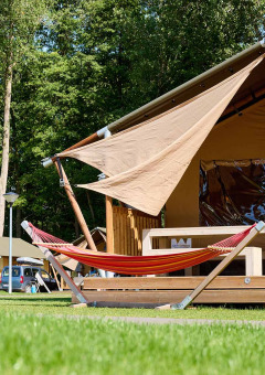 Ligging safaritent - Recreatieoord Wilhelm Tell - Villatent - Opglabbeek, Limburg, België