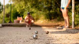 Jeus de Boules - Camping Fargogne - Vodatent - Puygaillard-de-Quercy, Tarn y Garona, Francia