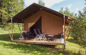 Tenda Safari all'interno - Vodatent - Camping GT Keiheuvel - Balen - Anversa - Belgio