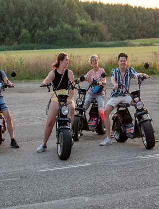 E-bike - Vodatent - Camping de Tolbrug - Bergharen - Güeldres - Países Bajos