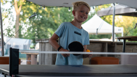 Bordtennis - Vodatent - Camping de Tolbrug - Bergharen - Gelderland - Holland
