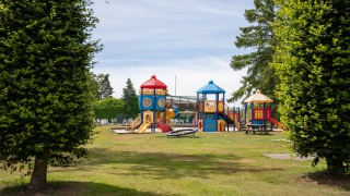 Parque infantil - Vodatent - Camping de Zeven Heuveltjes - Ees - Drenthe - Países Bajos