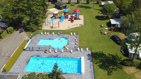 Swimmingpool - Vodatent - Camping de Zeven Heuveltjes - Ees - Drenthe - Holland