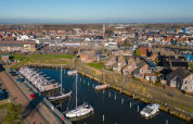 Aperçu du port de plaisance - Houseboats Lemmer - Lemmer, Friesland, Pays-Bas