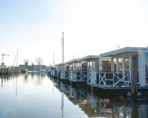 Casas flotantes - Casas flotantes Lemmer - Lemmer, Frisia, Países Bajos