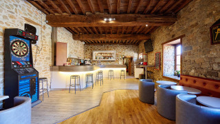 Bar - Camping Domaine du Logis - Villatent - La Chapelle aux Filtzméens, Brittany, France
