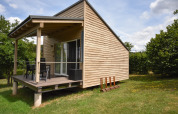 Holiday home 'Terra 2 Persons' in Germany, featuring a modern wooden exterior and covered porch.