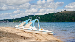 Waterfiets - Camping Les Genêts - Villatent - Salles Curan, Occitanië, Frankrijk