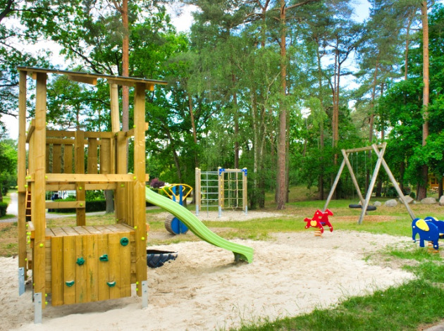 Speeltuin - Vodatent - Camping Aller-Leine-Tal  - Essel-Engehausen - Nedersaksen - Duitsland