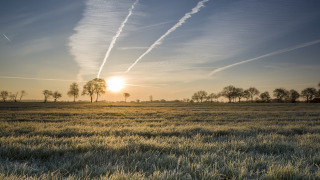 Opkomende zon, Nedersaksen, Duitsland