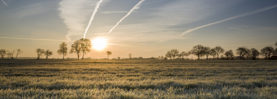 Sol naciente, Baja Sajonia, Alemania