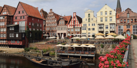 By efter campingplads - Camping Elbeling - Vodatent - Bleckede, Niedersachsen, Tyskland