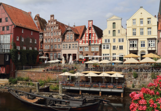 City by campsite - Camping Elbeling - Vodatent - Bleckede, Lower Saxony, Germany