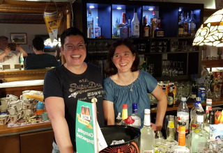 Women behind the bar - Camping Elbeling - Vodatent - Bleckede, Lower Saxony, Germany