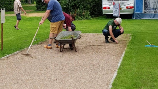Jeu de boules - Camping Elbeling - Vodatent - Bleckede, Nedersaksen, Duitsland