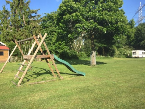 Parque infantil - Camping de Peelweide - Vodatent - Grashoek, Limburgo, Países Bajos
