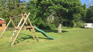 Parque infantil - Camping de Peelweide - Vodatent - Grashoek, Limburgo, Países Bajos