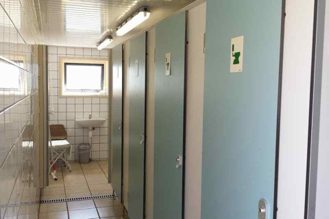 Instalaciones sanitarias - Camping Eefting - Vodatent - Rohel, Frisia, Países Bajos