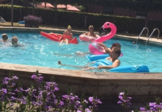 Piscina al aire libre - Camping de Peelweide - Vodatent - Grashoek, Limburgo, Países Bajos