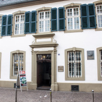 Casa de Karl Marx, Tréveris, Renania-Palatinado, Alemania, uso editorial