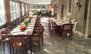 Restaurante - Vodatent - Camping Village Sy - Sy - Ardenas - Bélgica