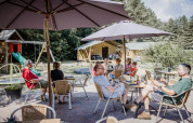Terrace - Camping Siësta - Vodatent - Wechelderzande, Antwerp, Belgium