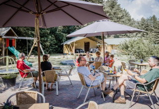 Terraza - Camping Siësta - Vodatent - Wechelderzande, Amberes, Bélgica