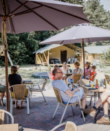 Terraza - Camping Siësta - Vodatent - Wechelderzande, Amberes, Bélgica