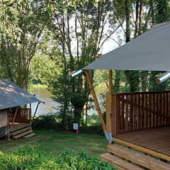 Tiendas en la naturaleza - Camping L_ Etruyere - Vodatent - La Tardière, Pays de la Loire, Francia