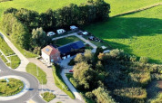Camping vanaf boven - Camping de Noorde - Vodatent - Zwartsluis, Overijssel, Nederland