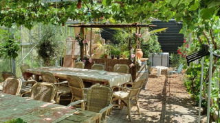 Terrace - Camping de Oude Rijn - Vodatent - Ter Aar, South Holland, Netherlands