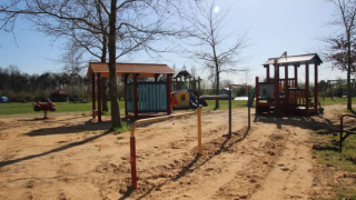 Parque infantil - Minicamping Falkenborg - Vodatent - Beltrum, Güeldres, Países Bajos