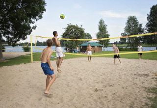 Beachvolleyball - Recreatiepark Riverside - Vodatent - Appeltern, Gelderland, Niederlande